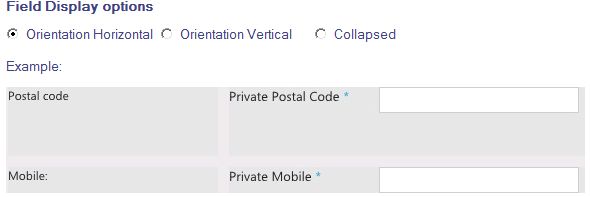 SharePoint Forms Designer Field Display options