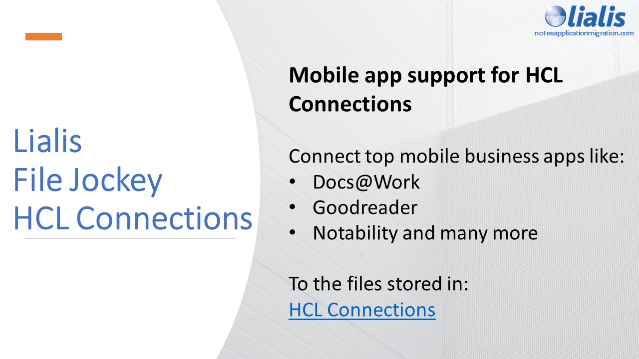 Read more about the article FileJockey for HCL Connections