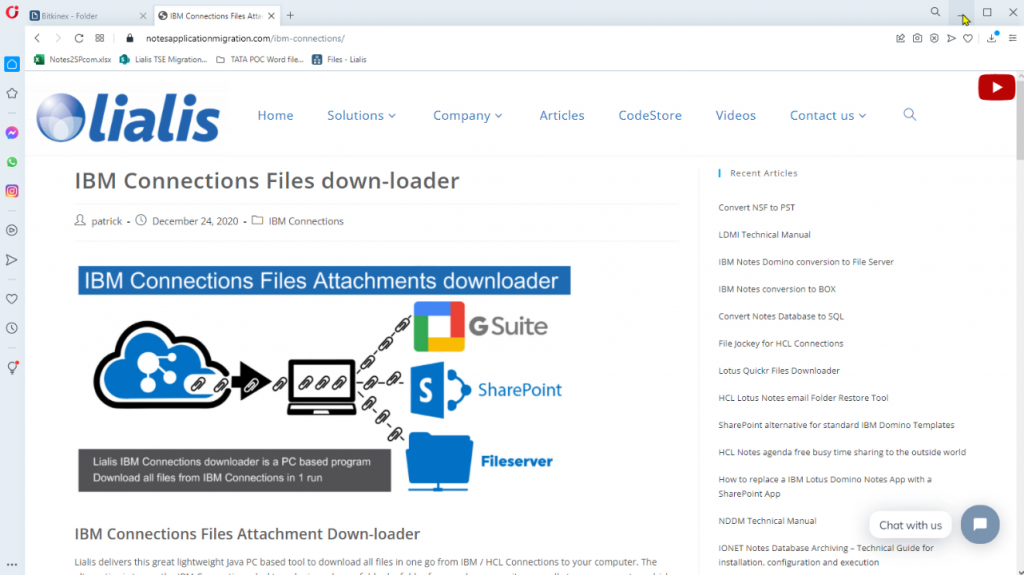 IBM Connections Files Downloader